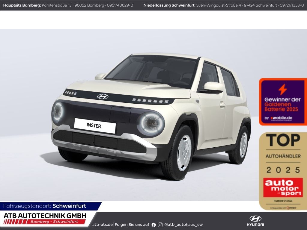 Hyundai INSTER 42 kWh Select 2WD 97PS Navi digitales Coc