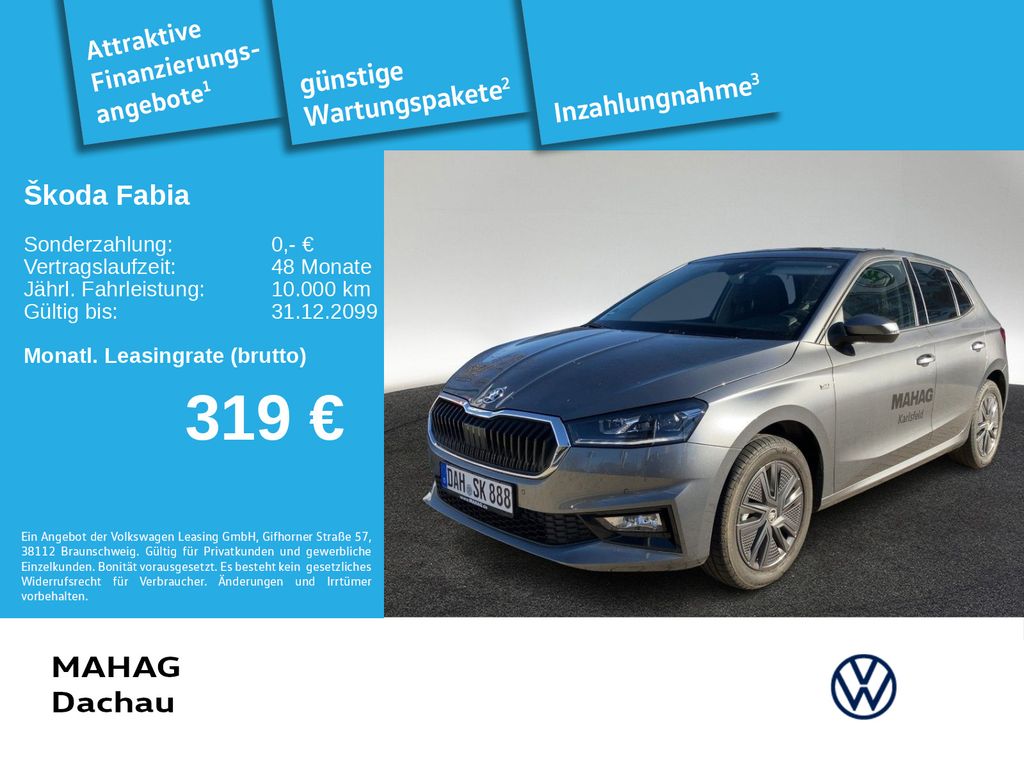 Fabia Tour 1.0 TSI Top LED Smartlink AssistedDri