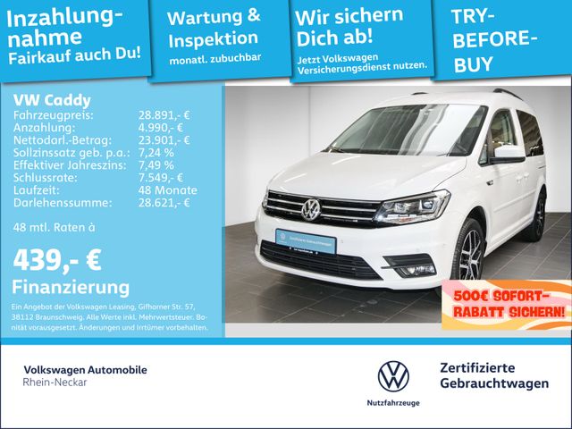 Volkswagen Caddy 1.4 TSI DSG Comfortline AHK Navi Xenon Kam