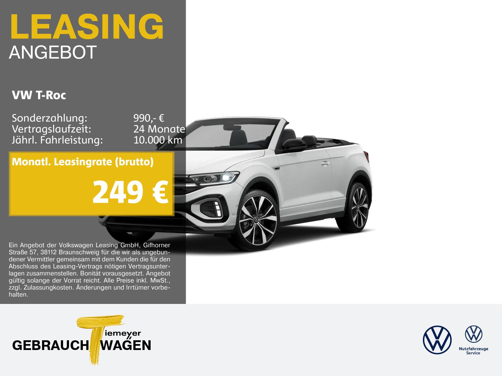 Volkswagen T-Roc Cabrio 1.5 TSI DSG R-LINE BLACK LM19 IQ.LI