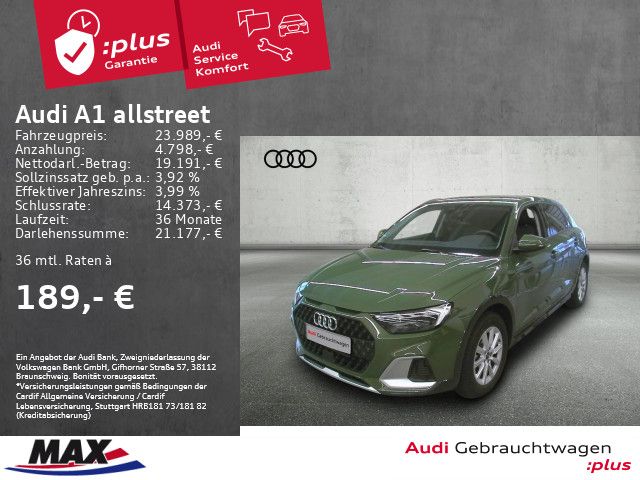 Audi A1 allstreet 25 TFSI LED+VCP+NAVI+DAB+EINPARKHIL