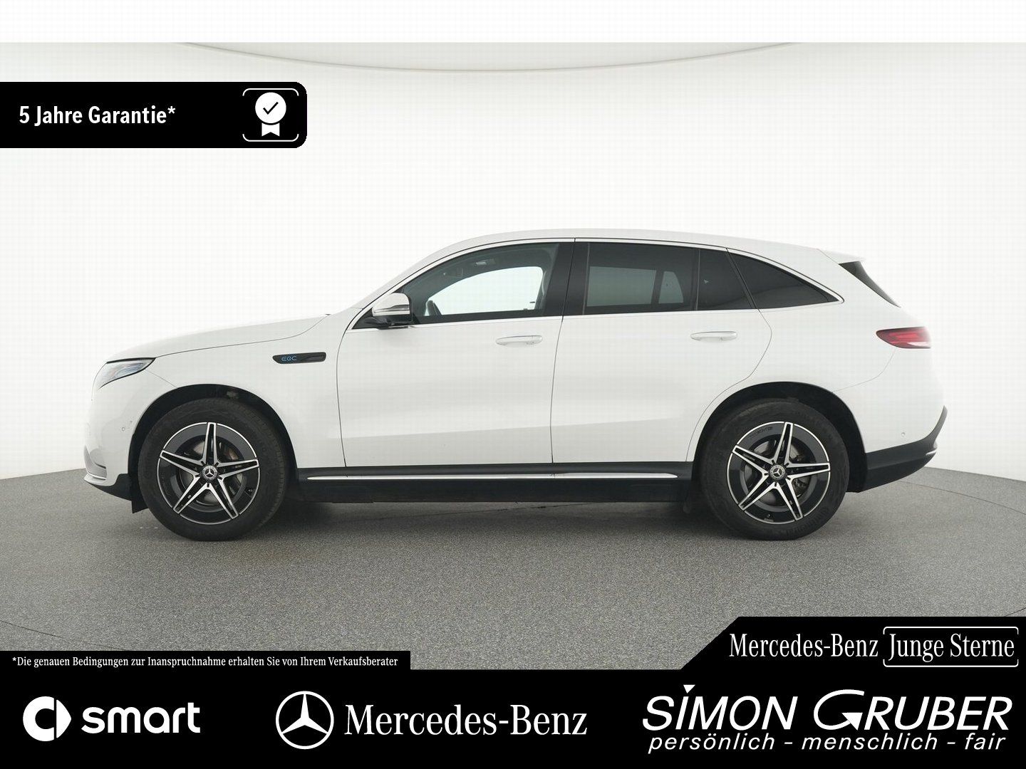 Fahrzeugabbildung Mercedes-Benz EQC 400 4M AMG Designo Leder SD Distronic KeyGo