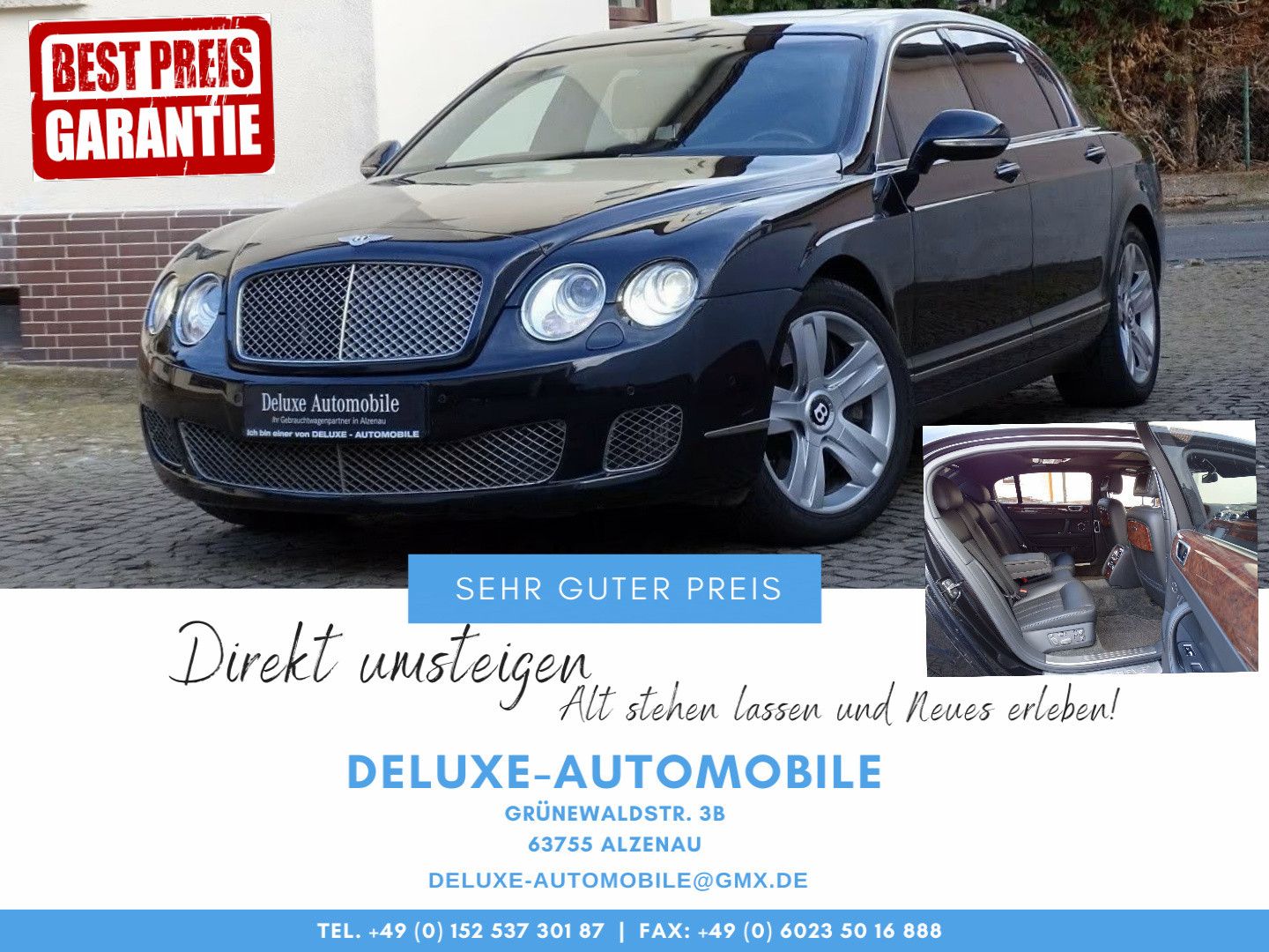 Bentley Continental Flying Spur Edition VIP-First Class