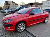Peugeot 206 CC LEDERAUSSTATTUNG-KLIMAAUTOMATIK. - Peugeot 206: Rot, Leder