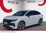 Audi Q4 Sportback e-tron S line 40 AHK Matrix Pano Bl - weiße Audi Q4 e-tron
