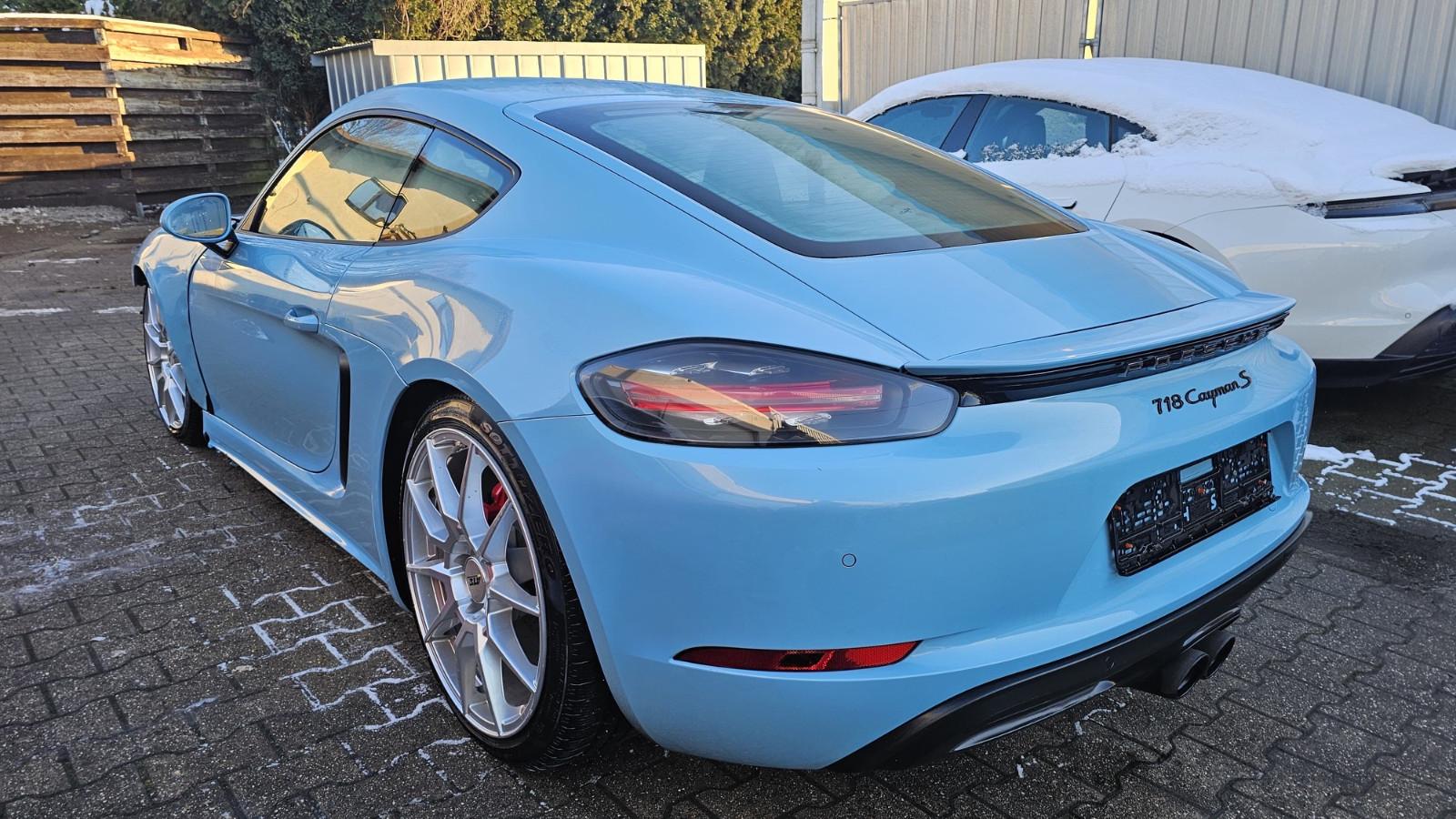 Porsche Cayman S 718 CABRON*MIAMI BLUE*APPROVED 09-2027