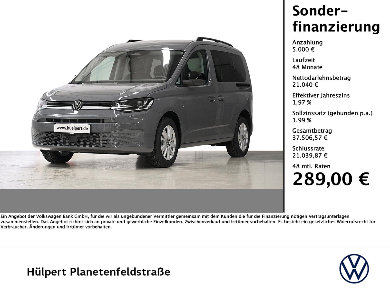 Volkswagen Caddy Life 1,5l TSI KLIMA, WINTERPAKET,LED, APP-
