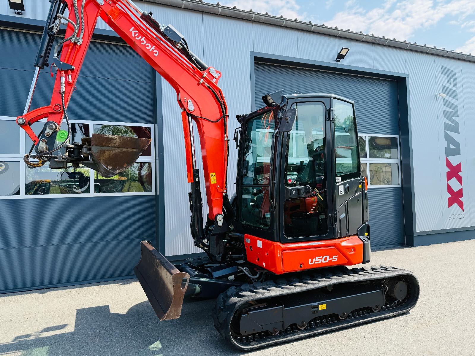 Kubota U50-5 MINIBAGGER - LEHNHOFF - HYDR. GRABENRÄUMER