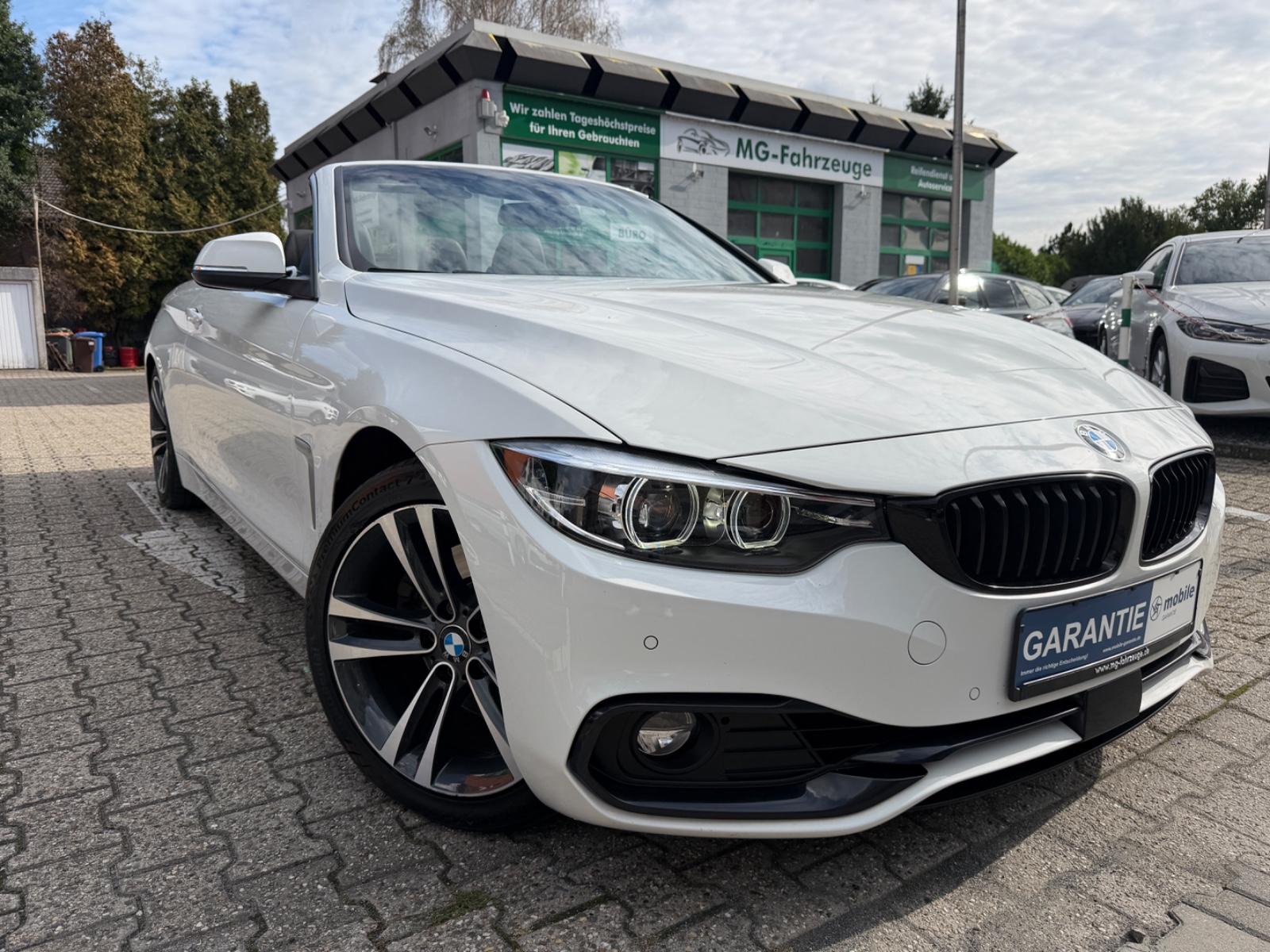 BMW 430i Cabrio Sport Line 1-HAND LEDER NAVI LED