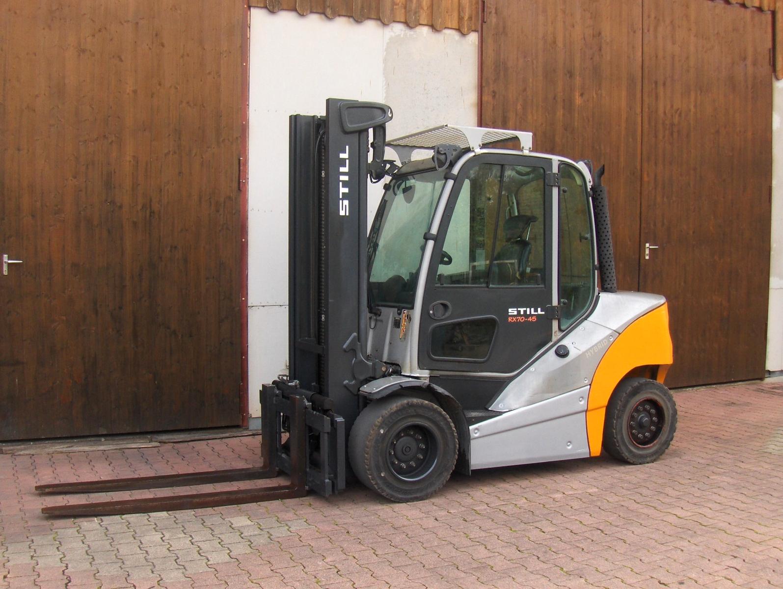 Still RX 70-45 Diselstapler,Seitenschieber,Kabine