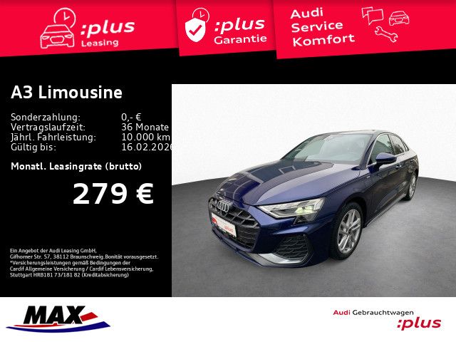A3 Limousine 30 TFSI S LINE LED+AHK+NAVI+VCP+KAM