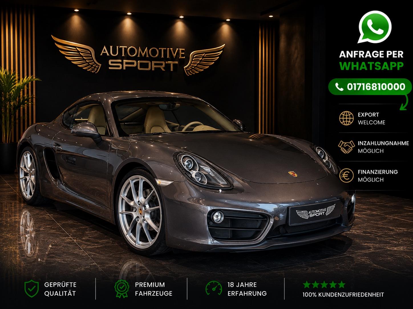 Porsche Cayman 1JAHR GARANTIE + TÜV NEU!!!!
