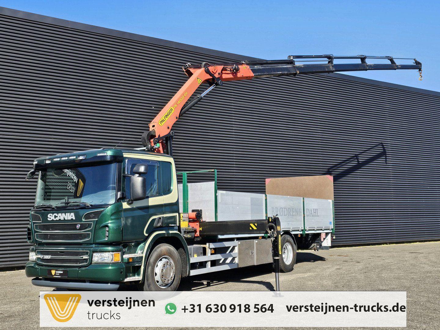 Scania P320 4x2 / PALFINGER 14TM / CRANE/KRAN/GRUE