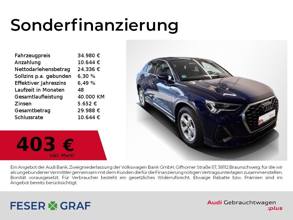Audi Q3 Sportback 40 TDI qu S tronic Navi,LED,Kamera foto 1