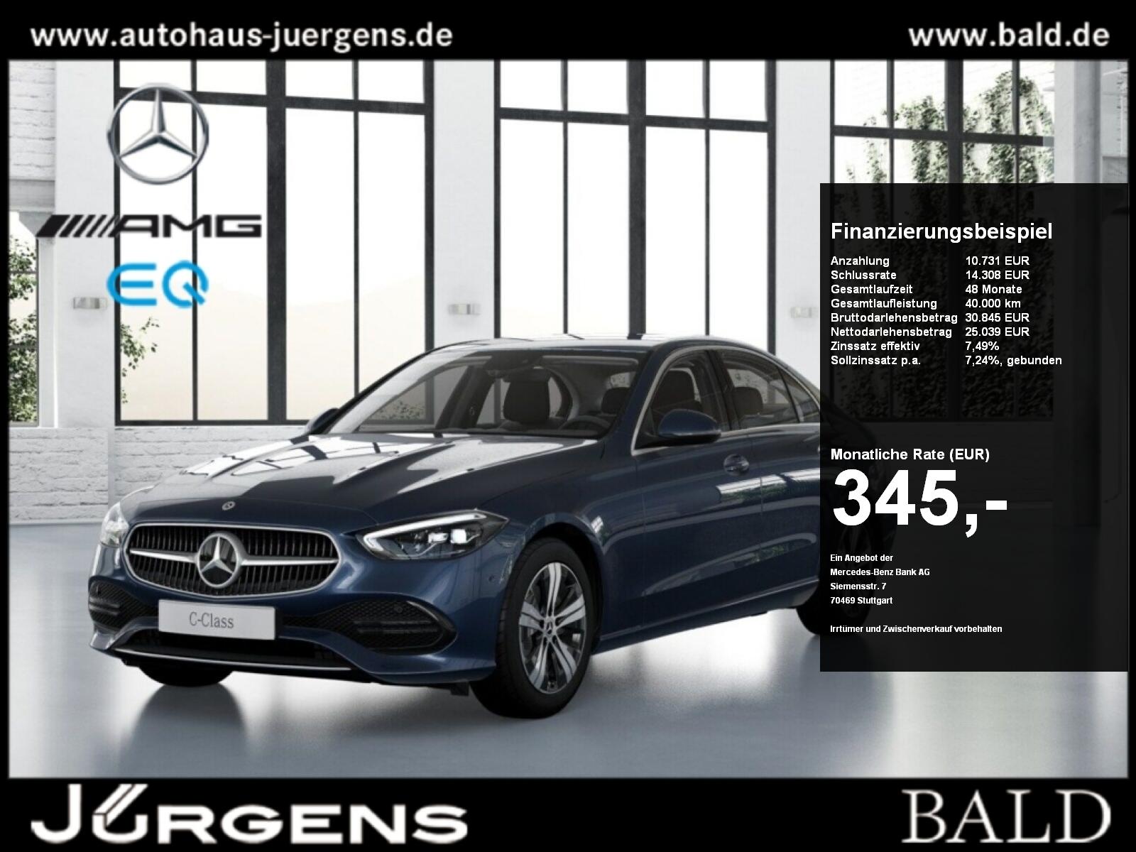 Mercedes-Benz C 180 Avantgarde/LED/Kamera/Totw/Shz/Winter