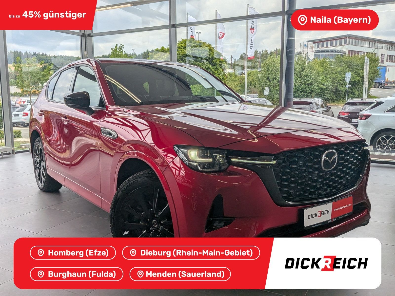 Fahrzeugabbildung Mazda CX-60  e-SKYACTIV-D254 HOMURA+ AWD Pano HUD Bose