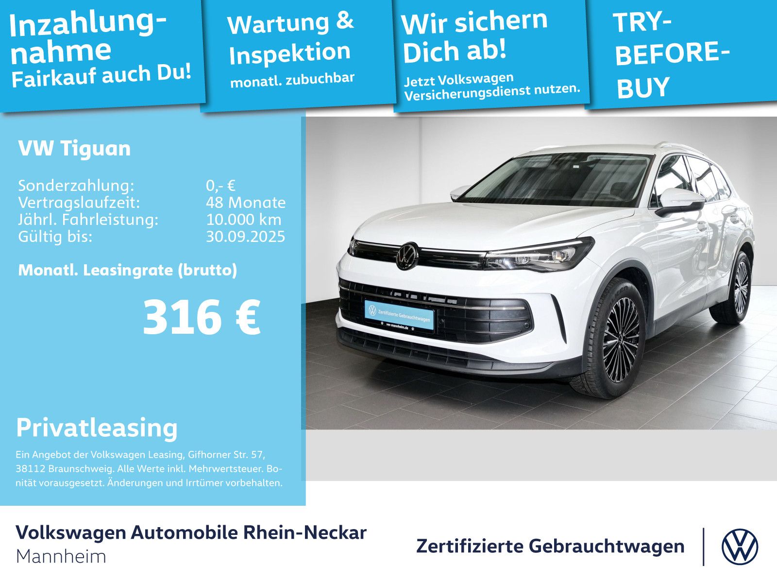Volkswagen Tiguan 1.5 eTSI Life DSG AHK Navi Kamera uvm