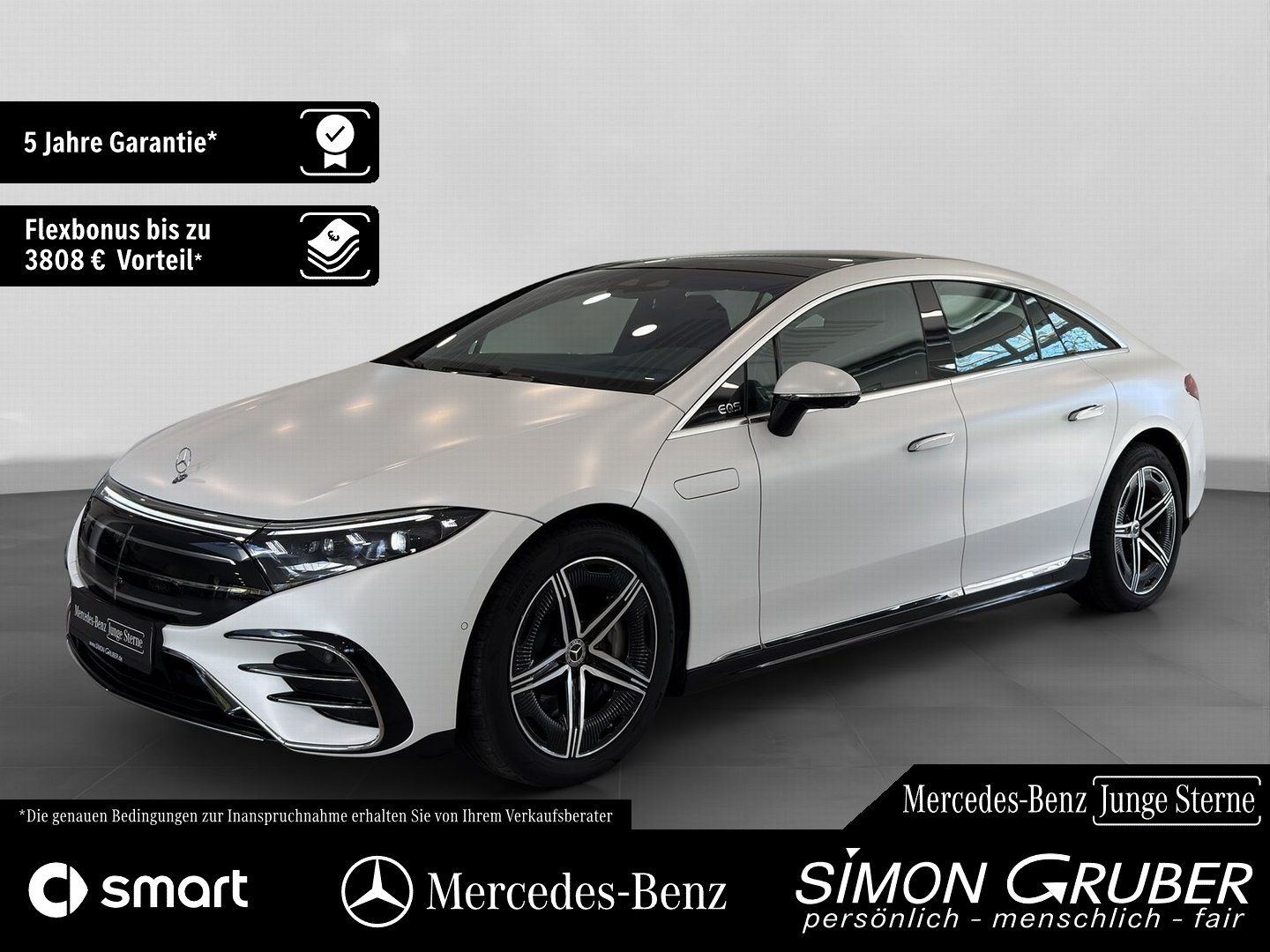 MERCEDES-BENZ EQS 500 4M AMG Pano Massage TV Guard360 118kwh