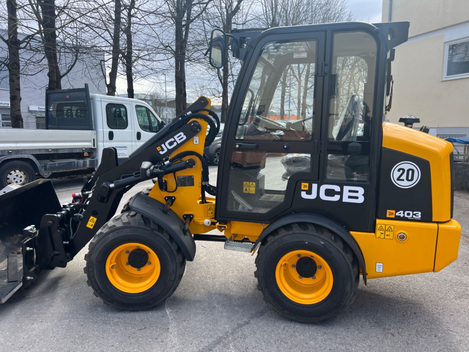 Fahrzeugabbildung JCB 403- wie Wacker WL 28, Gehl440, Weidemann