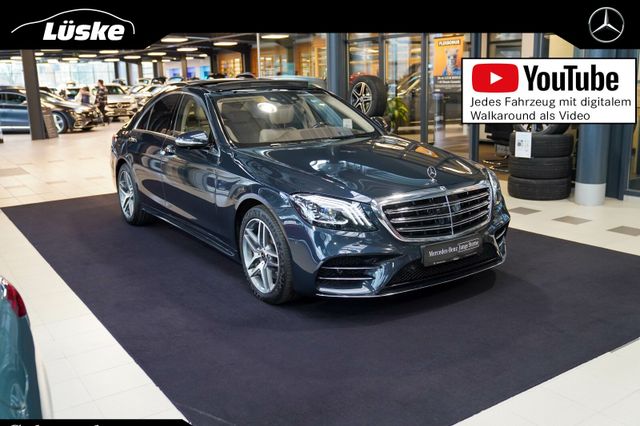 Mercedes-Benz S 400 d 4M AMG Line Leder beige AHK FACELIFT HUD