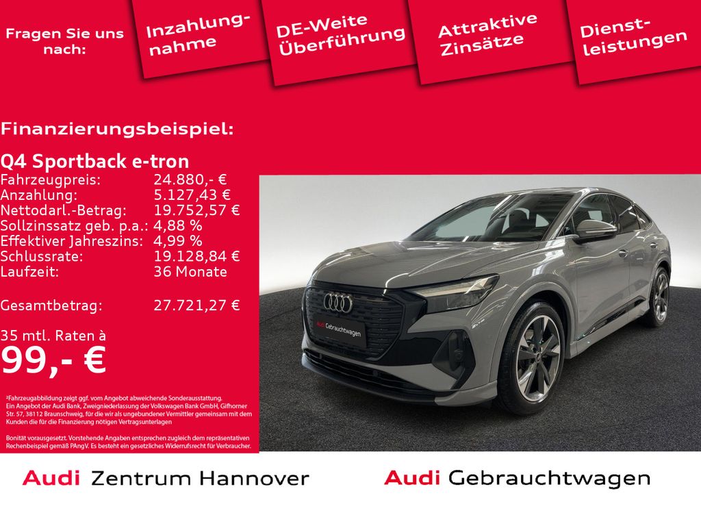 Q4 Sportback e-tron 35 LED Navi virtual DAB