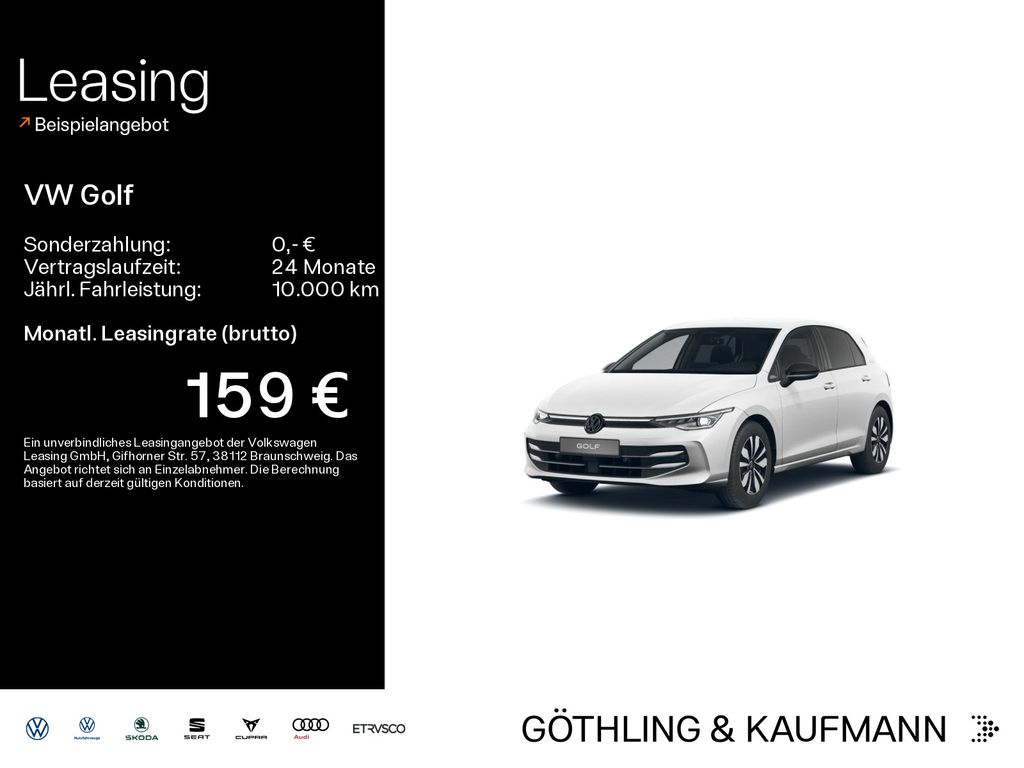 Volkswagen Golf GOAL1.5 eTSI DSG*IQ.LIGHT*AHK*KAM*PDC*SHZ*N