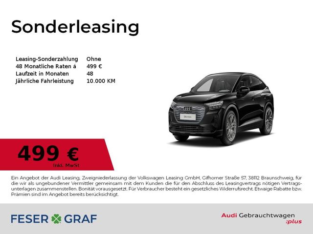 Audi Q4 Sportback 45 e-tron S line Matrix AHK HuD Nav