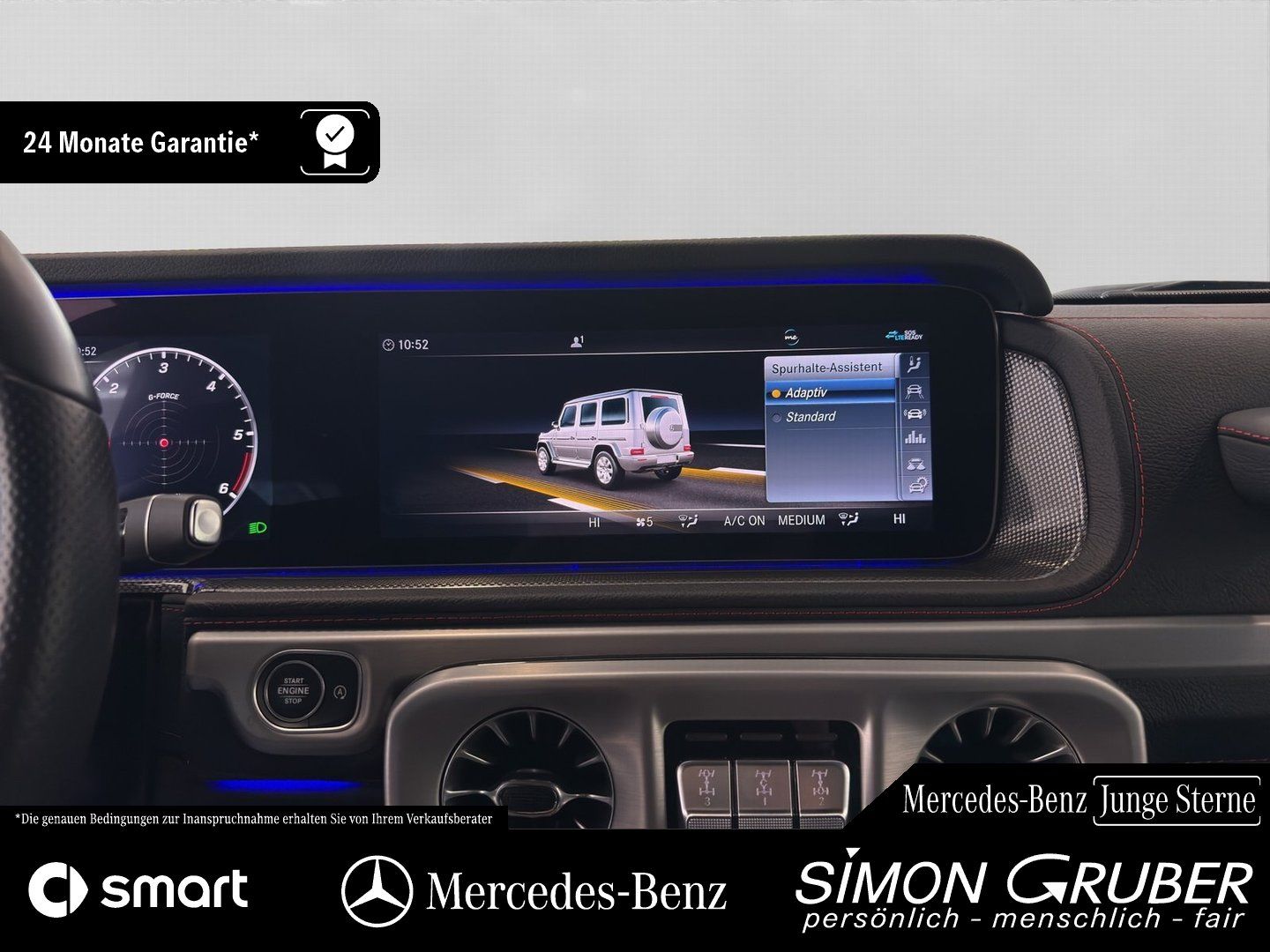 Fahrzeugabbildung Mercedes-Benz G 400 d AMG Line Exklusiv Widescreen 360 20 Zoll