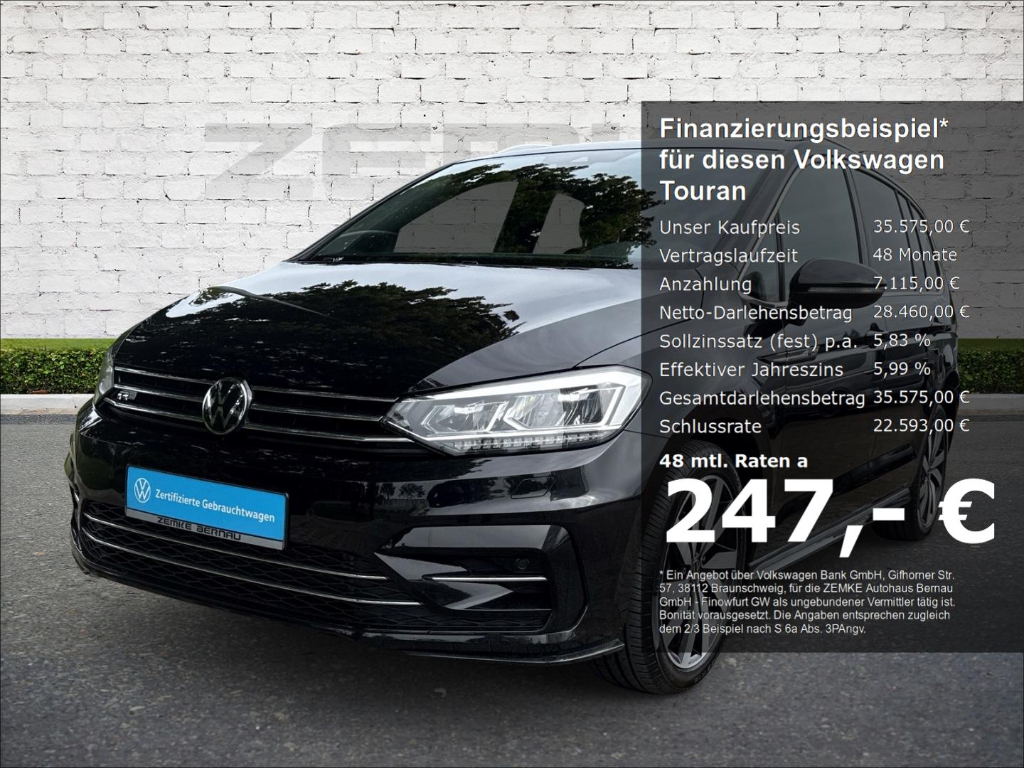 Volkswagen Touran 1.5 TSI DSG R-line Highline Sportpaket Na