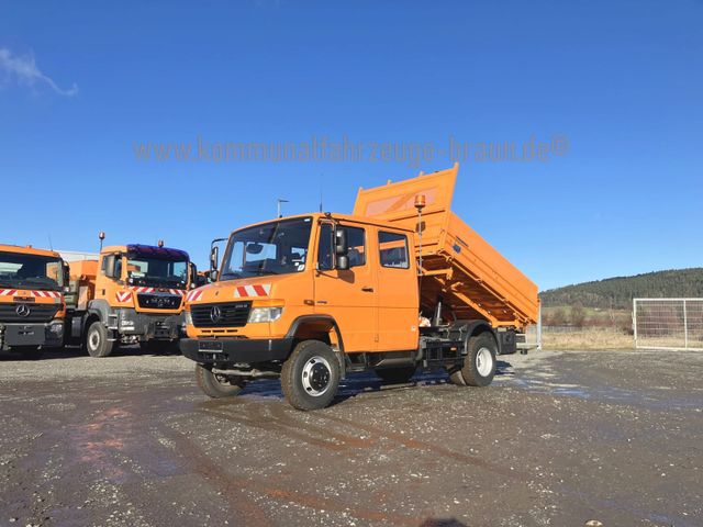 Mercedes-Benz 816 DoKa Vario 4x4*Palfinger Kran*Meiller*90 Tkm