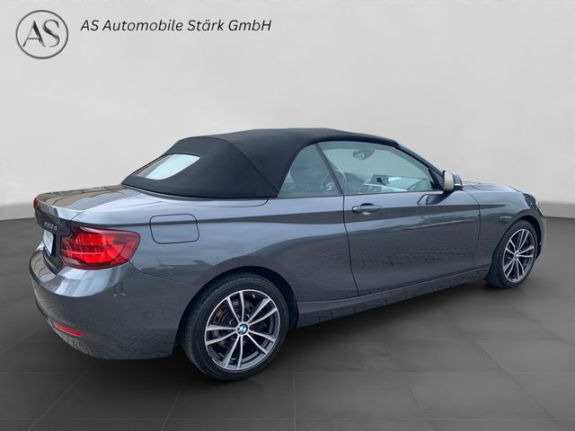 Fahrzeugabbildung BMW 220d Cabrio Sport Line+Adaptive LED+Navi+Leder