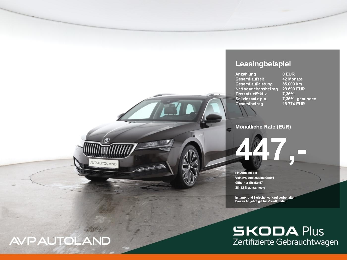 Skoda SUPERB COMBI 2.0 TDI DSG 4x4 L & K | STANDH. |