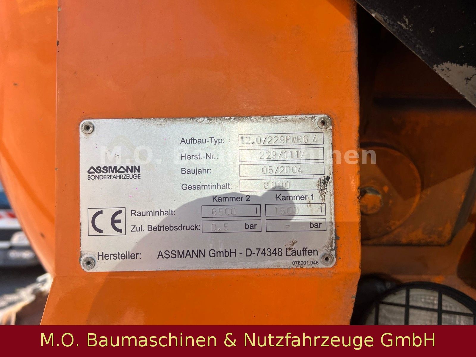 Fahrzeugabbildung MAN 26.440 /Assmann Saug & Spülwagen / 6x2 /