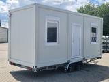 Andere Bürocontainer 20 Fuß inkl. Anhänger 6,00 x 2,43m - Bürocontainer
