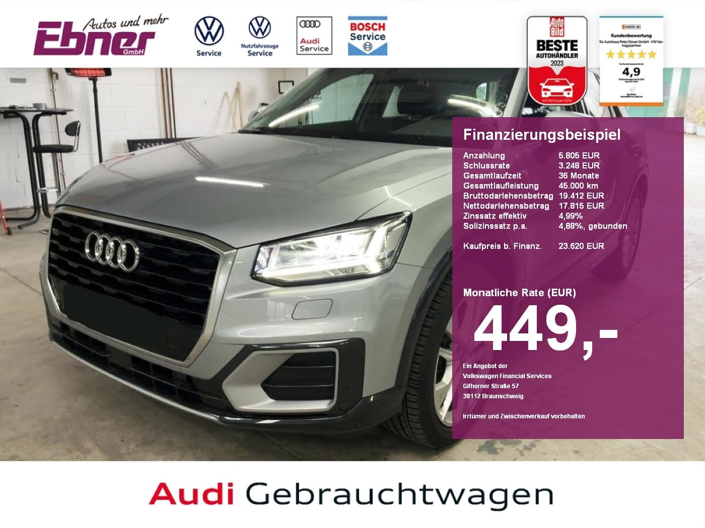 Audi Q2 SPORT 35TFSI 150PS S-TRONIC LED+NAVI+el.KLAPP