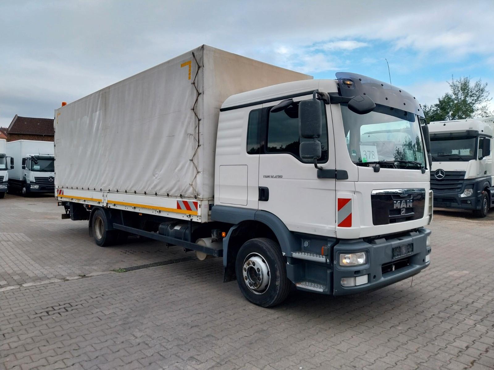 MAN TGM 12.290 Plane & Spriegel m. Ladegerät Dautel