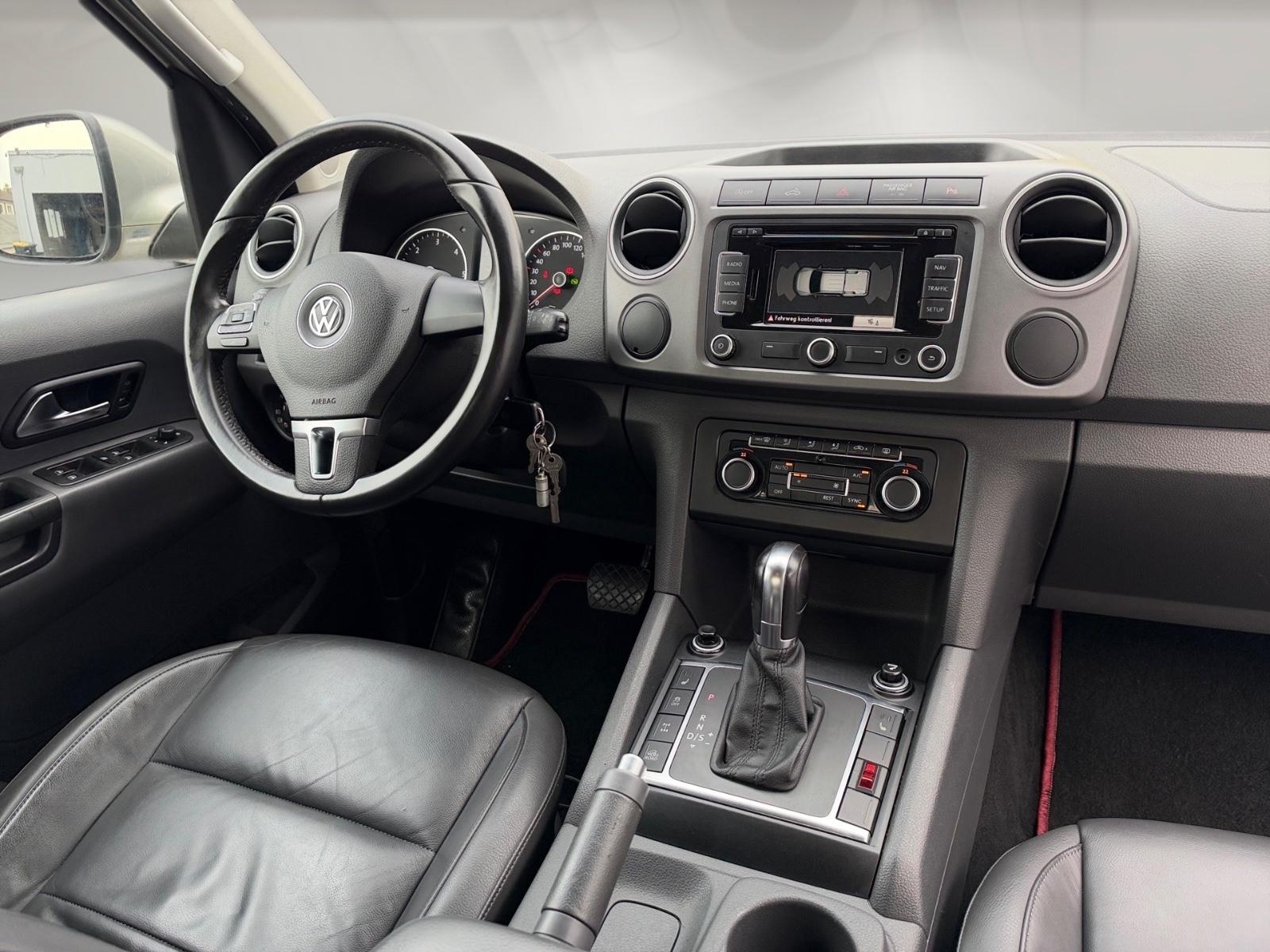 VOLKSWAGEN AMAROK HIGHLINE 2.0 TDI 179ch 4MOTION - CUIR VIENNA - NAVIGATION GPS - ATTELAGE - SIÈGES CHAUFFANTS - RADARS AVANT/ARRIÈRE