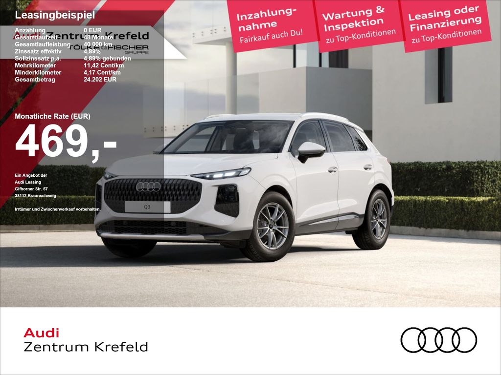 Q3 SUV TFSI 110 kW S tronic AUT Navi Virtual LED