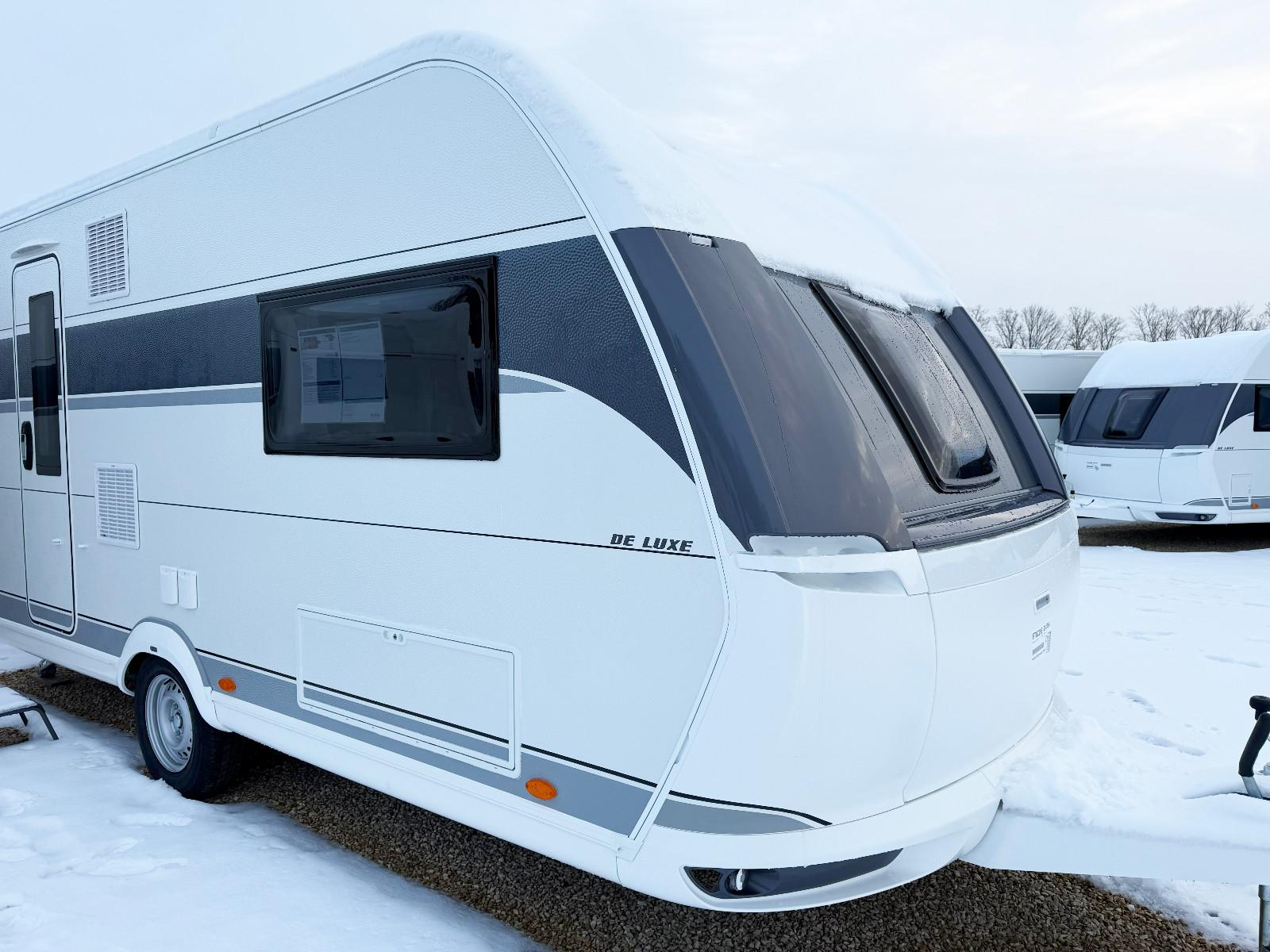 Hobby De Luxe 460 SL/Bettverbreitung/Vorzeltsteckdose