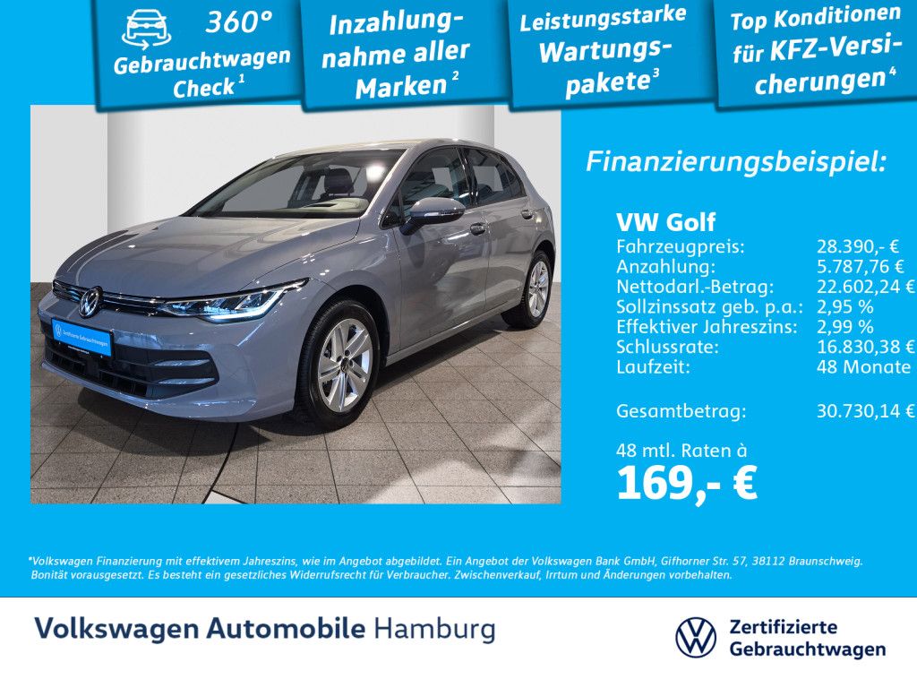 Golf VIII 1.5 eTSI Life DSG Ganzjahresreifen Nav