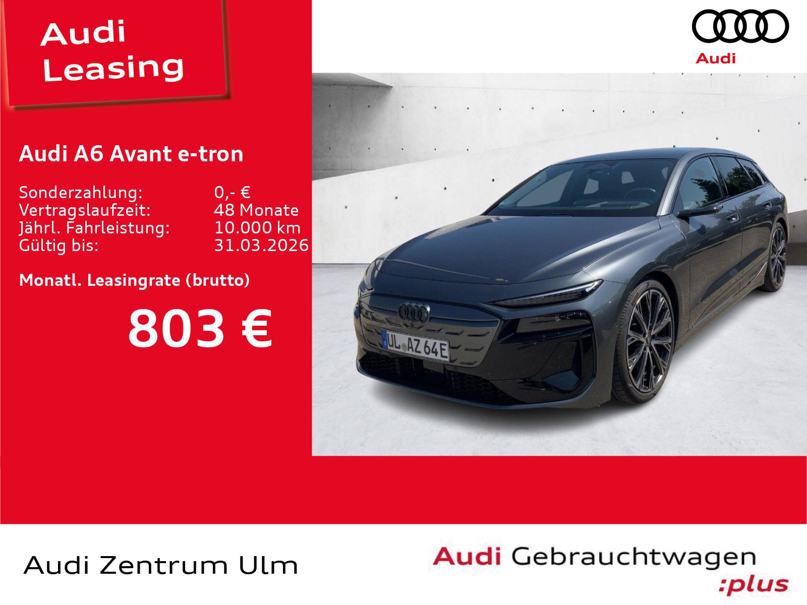 Audi A6 Avant e-tron performance S-Line edition one