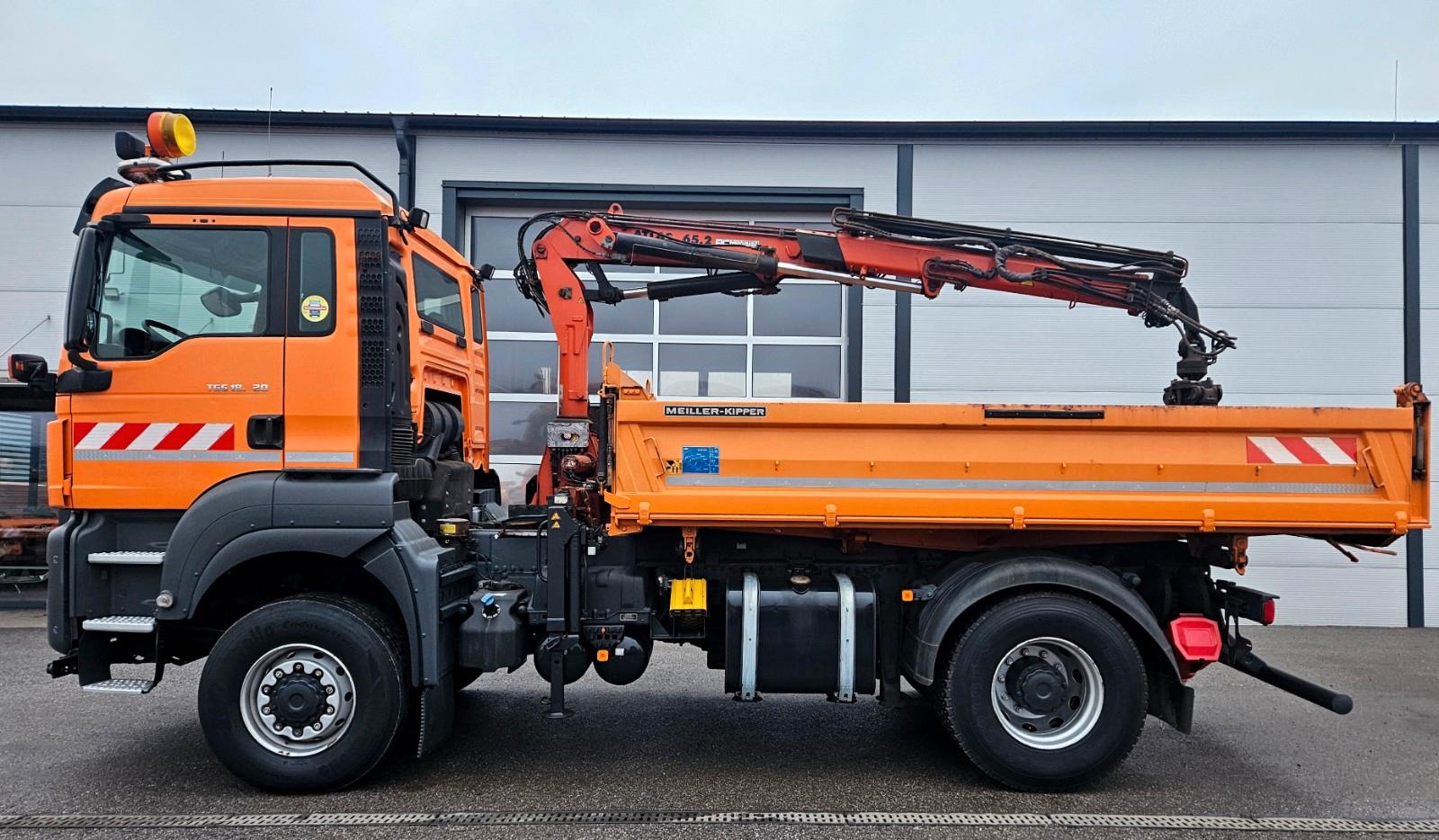 MAN TGS 18.320 4x4 BL Atlas Kran Euro6 Winterdienst