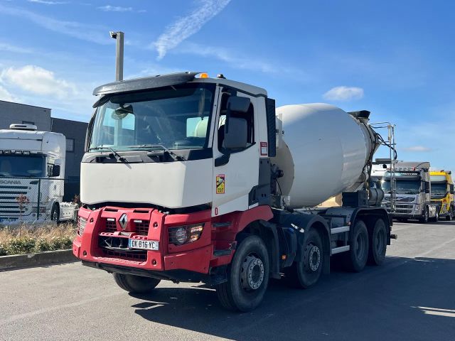 Renault C430 BETON MIXER 9 CUBE***LIEBHERR***RENAULT 8x4