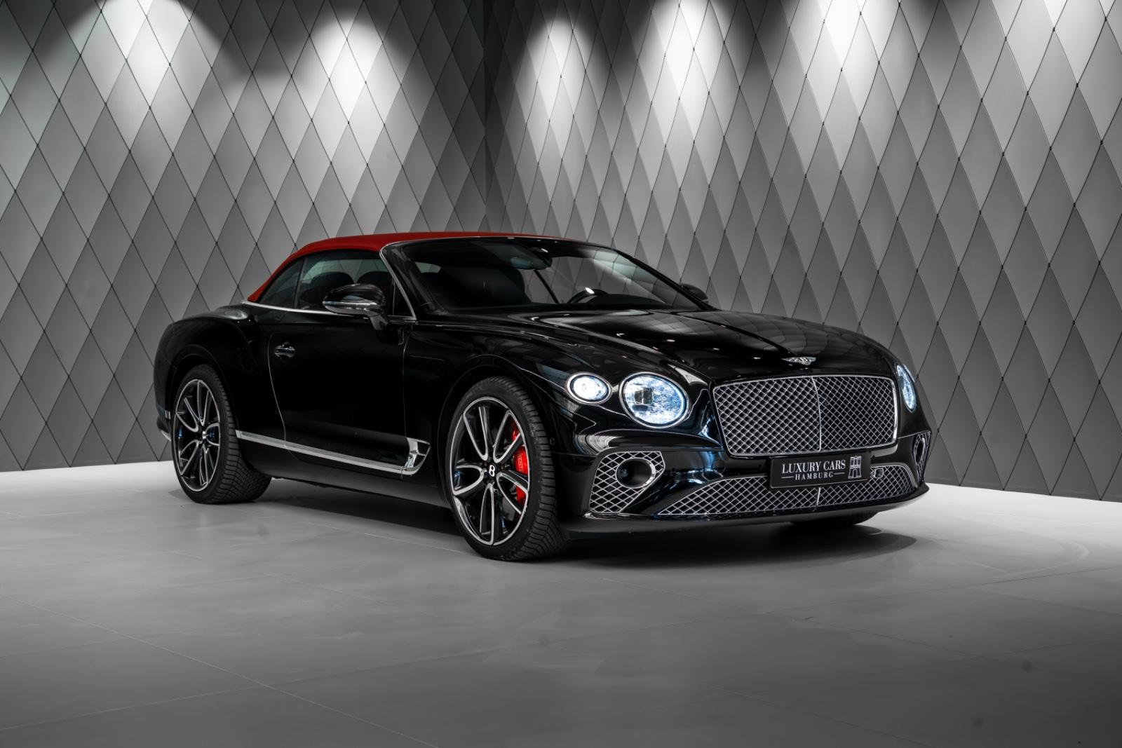 Bentley Continental GTC V8 1.Hand BLACK/BLACK-RED CARBON