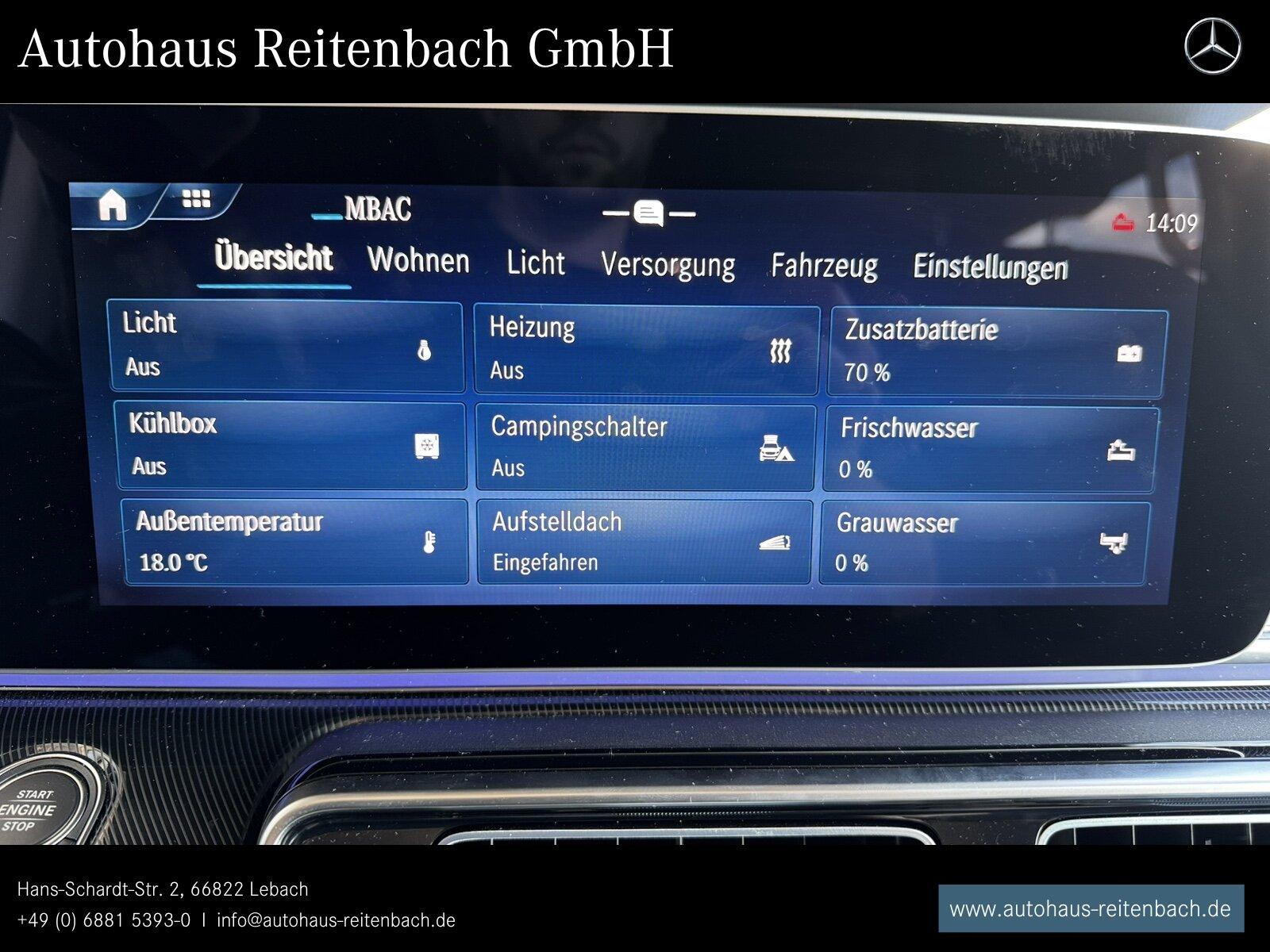 Mercedes-Benz V250d MARCO POLO+AMG+DISTR 360+AHK+NIGHT+STANDHZ
