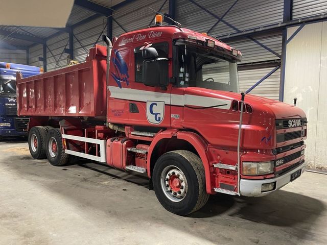 Scania T124-420 TORPEDO HAUBE - 6x4 - KIPPER - MANUAL G