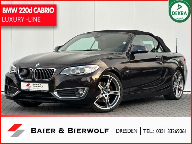 BMW 220 d  Cabrio Luxury Line XENON KEYLESS NAVI PRO