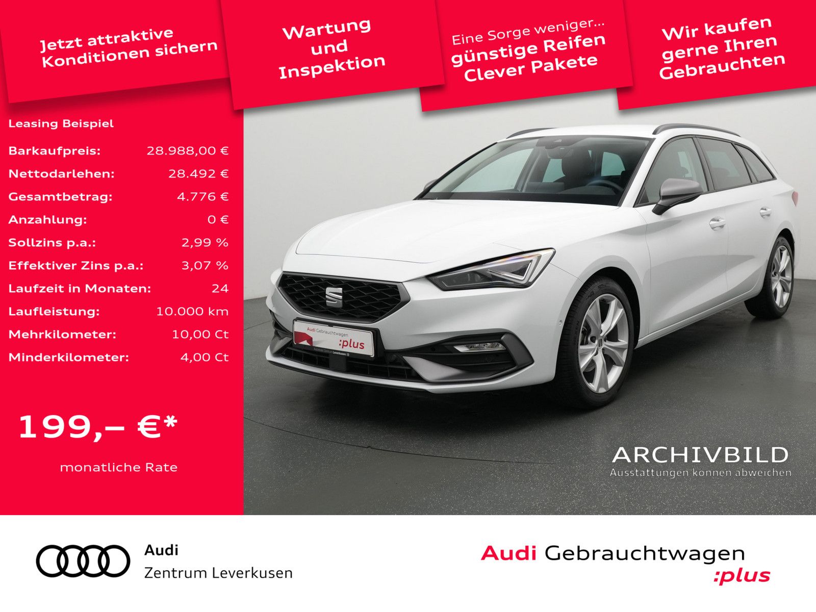 Seat Leon ST FR DSG CARPLAY KEYLESS PDC ACC VIRT NAVI