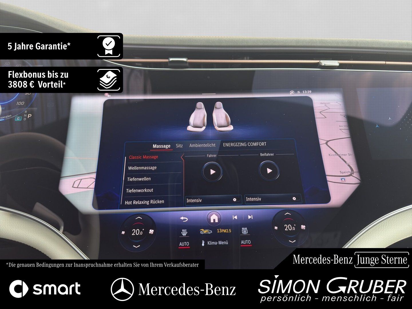Fahrzeugabbildung Mercedes-Benz EQS 450+ Manufaktur Leder tiefweiss!!! Mod 2025