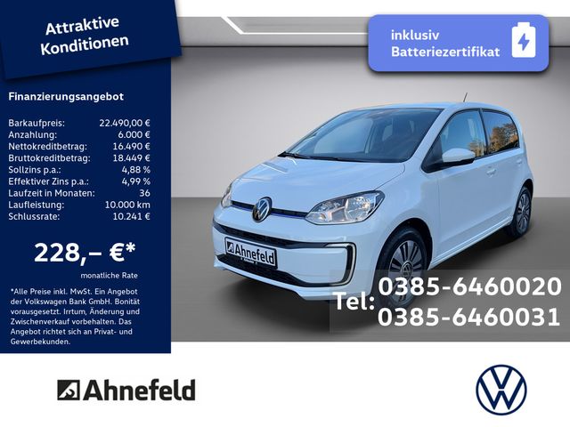 e-up! Edition 61 kW 83 PS 32,3 kWh 1-Gang-Automa